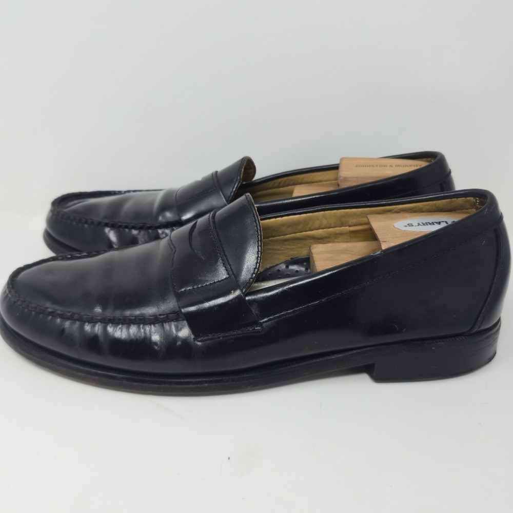 Brooks Brothers Mens Black Leather Penny Loafers Size 12 D Slip On Dress Shoes - Picture 7 of 16